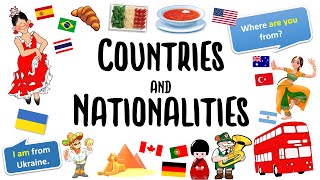 Countries and nationalities ElementaryA1 [upl. by Felicity]