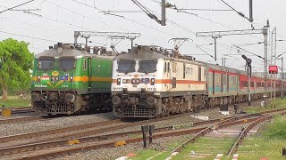 🔥🇮🇳 Indias Bullet Train VANDE BHARAT Express at Full Speed  2 Rajdhani Exp 2 Shatabdi ExpDuronto [upl. by Isteb]