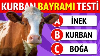 Kurban Bayramı Testi  🤔🧠 Şeker Bayramı Bilgi Yarışması 🌍 [upl. by Ennairoc]