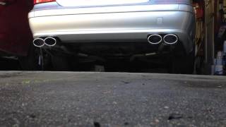 W211 Mercedes E500 Exhaust Muffler Delete  Jpipe [upl. by Jany]