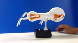 Klann Mechanism Based Reconfigurable Walking Robot [upl. by Leitao126]