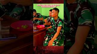 Prajurit TNI ini jebak seniornya makan jeruk asem tni tniindonesia bravo [upl. by Kcirded867]