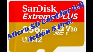 Micro SD Card for the DJI Action 5 Pro [upl. by Benni]