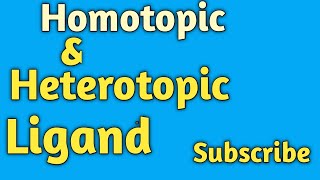 HOMOTOPIC AND HETEROTOPIC LIGAND [upl. by Rhine]