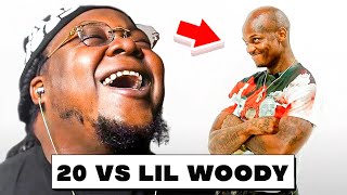 WOODY GOT NO CHILL 20 WOMEN VS 1 COMEDIAN LIL WOODY REACTION [upl. by Patin]