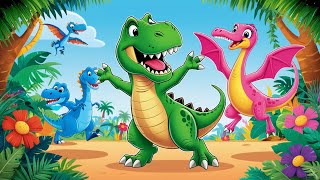 quotWiggle Wiggle Dino Dance 🦖 Fun Dinosaur Song for Kids  Dance Along with Dinosaursquot [upl. by Eisserc]