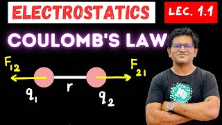 11 Coulombs Laws  ELECTROSTATICS for JEE and NEET [upl. by Erdnaet]