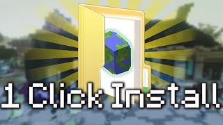 The ULTIMATE GUIDE to Hypixel Skyblock Mods ONE CLICK INSTALL [upl. by Filide]