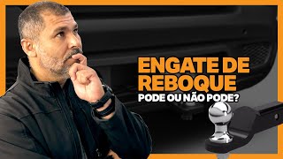 ENGATE DE REBOQUE Como funciona É permitido por lei 🚙 [upl. by Yanat]