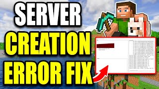 Fix Minecraft Server Creation Error “Could Not Create the Java Virtual Machine” [upl. by Knuth]