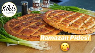 Ramazan Pidesi  türkisches Fladenbrot einfach selber backen  Kikis Ramadan Rezepte [upl. by Ledairam]