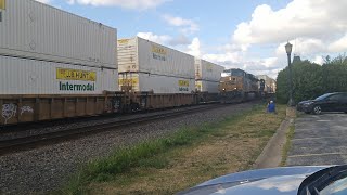 Trains 7375 overall Trains 4345 Berea OH July 18 2024 [upl. by Cara]