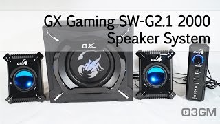 1620  GX Gaming SWG21 2000 Speaker System [upl. by Aynahs]