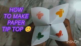 How to make a Tip Top game 😍😘🥰😎🤩🤗🙂☺Tippi Tippi Top  game 😄😄 [upl. by Yran]