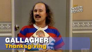 A Gallagher Thanksgiving  The New Smothers Brothers Comedy Hour [upl. by Haakon33]