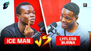 Iceman Vs Lyfless Burna Football BarZ Edition [upl. by Enileve]