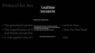 Nasal Bone Assessment [upl. by Isaak]