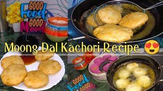 मूंग की दाल ख़ास्ते कचौड़ी  Halwai Style Khasta Kachori  How To Make Dal Kachori At Home [upl. by Noiramaj]