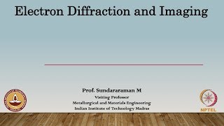 Lec 18  Indexing Diffraction Pattern [upl. by Yssej]