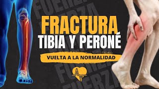 Fractura de tibia y peroné Vuelta a la normalidad [upl. by Aufmann]