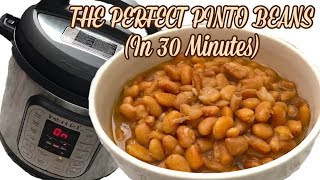 INSTANT POT Pinto Beans Recipe  HOW TO MAKE PERFECT PINTO BEANS IN THE INSTANT POT [upl. by Tebazile]