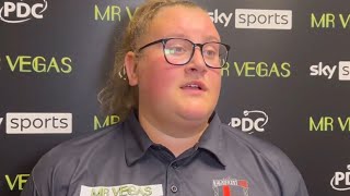 Beau Greaves played like a plonker at Grand Slam of Darts as she Uturns on facing men [upl. by Azrim]