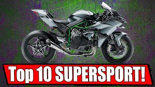 TOP 10 SUPERSPORT MOTORRÄDER 2022 [upl. by Ogg182]