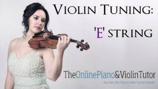 Violin Tuning Note Sound E STRING [upl. by Lenneuq483]