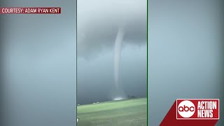 Waterspout spotted between Clearwater and Dunedin [upl. by Bevvy683]