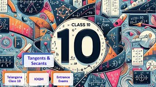 10th Class Mathematics Tangents and Secants Chapter 9 [upl. by Eserrehs]