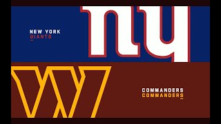 Game Highlights New York Giants vs Washington Commanders NFL 2024 season Week 2 [upl. by Llehctim]