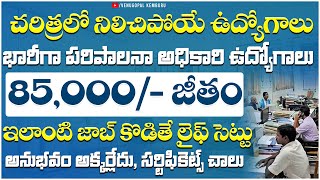 85000 జీతంతో బెస్ట్ జాబ్స్ ఇవే AP TS Government Jobs  Government Jobs 2024 in telugu OICL JOBS [upl. by Htebazil946]