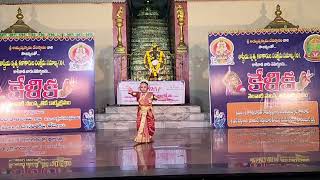 MOOSHIKA VAHANA SONG STAGE PERFORMANCE BY DHRUVI [upl. by Elpmet]