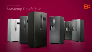 Geladeira Brastemp Frost Free French Door A 554 litros cor Black Inox  BRO85AE [upl. by Templa]