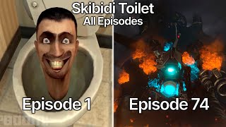 Skibidi Toilet 1  74 All Episodes amp Extra Scenes 60 FPS Remastered Outdated [upl. by Bernhard]