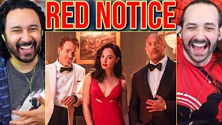 RED NOTICE TRAILER REACTION Netflix Teaser  Dwayne Johnson  Ryan Reynolds  Gal Gadot [upl. by Etteuqaj]