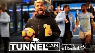 TUNNEL CAM  Man City 60 Chelsea  201819 Premier League [upl. by Aneertak]