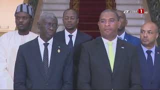 SénégalCapvert  Le président de l’assemblée nationale du cap vert reçu au palais [upl. by Candace]