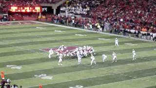 Nebraska vs Colorado North Stadium View 57 Yard Field Goal 11282008 [upl. by Ardnaek165]