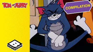 Tom and Jerry SUPER LONG Compilation  Cartoons for Kids  BoomerangUK [upl. by Hayikaz850]