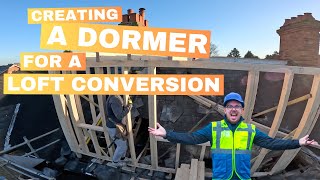 Creating A Dormer For A Loft Conversion  UK Attic Conversion [upl. by Annovahs221]