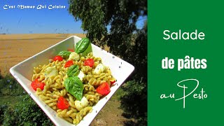 Salade de Pâtes au Pesto Tomates Cerises et Mozzarella [upl. by Hgielrak663]