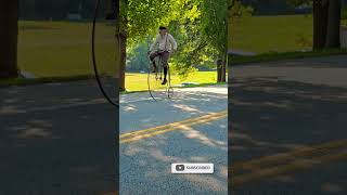 Pennyfarthing Bicycle big wheel [upl. by Bremer]