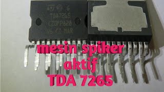 Amplifier IC TDA 7265 stereo [upl. by Ilario]