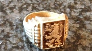 WW2 MetalDetectingww2 relicsWaffenSS Ring and Silvercoins [upl. by Jaquiss715]