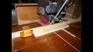 Making Stop Blocks for the Radial Arm Saw [upl. by Burwell103]