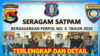 SERAGAM SATPAM TERBARU PENJELASAN SESUAI DENGAN ATURAN [upl. by Elise]