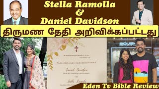 Stella Ramola ❤️ Daniel Davidson Wedding Date Announced  DrPaul Dhinakaran Daughter Marriage Eden [upl. by Vena117]