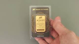 Asahi Refinery 1 oz Gold Bar Bullion [upl. by Dranik762]