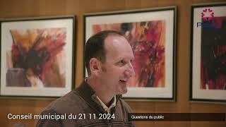 Conseil municipal de Passy du 21 novembre 2024 [upl. by Koby]